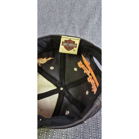 VINTAGE 2000s Harley Davidson Embroidered Hat - Picture 6 of 8